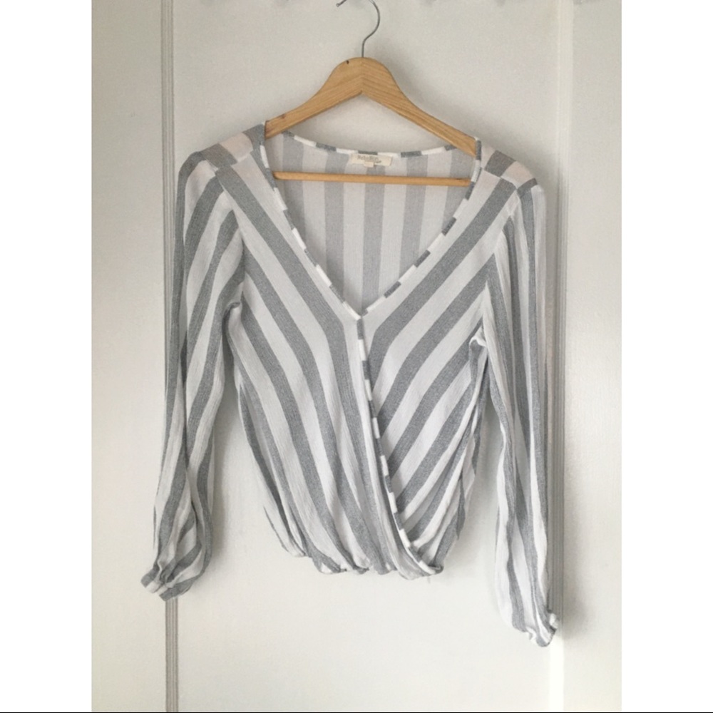 FREE Cropped Wrap-Over Top